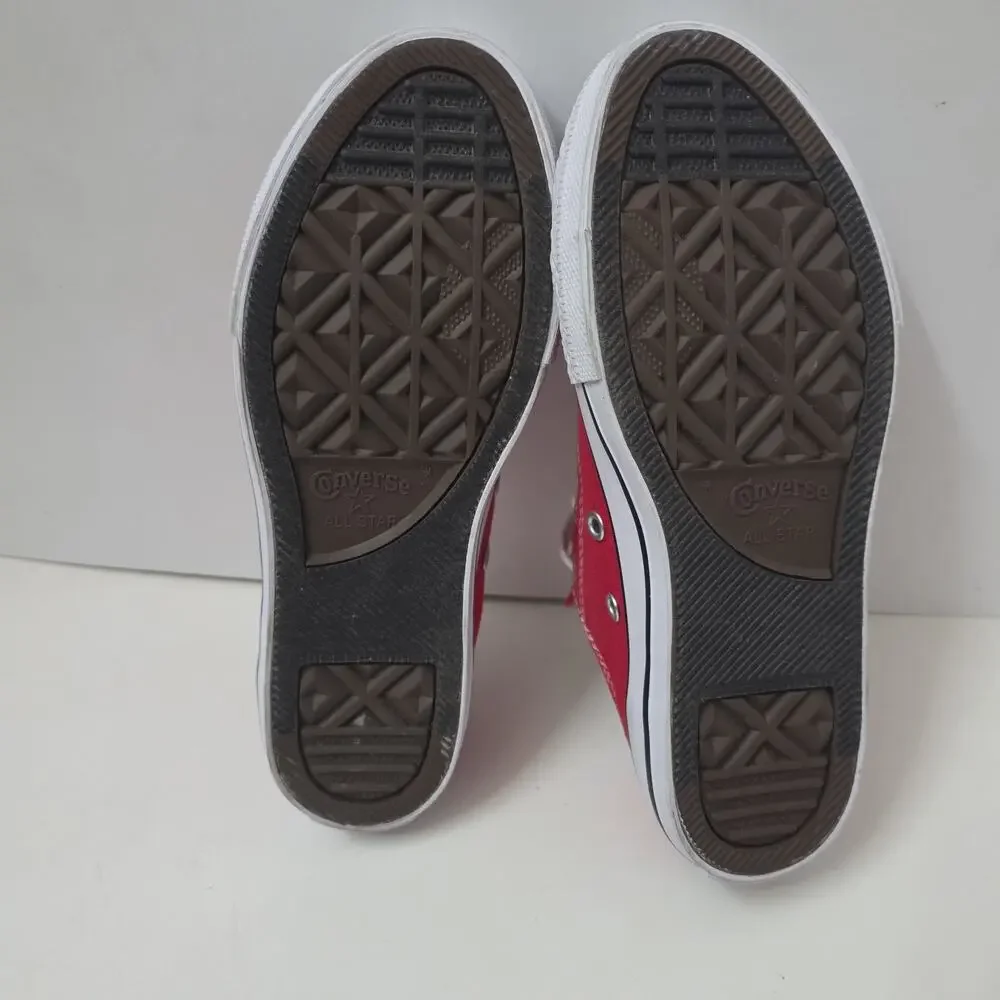 Converse All Star Kids Youth Size 1 Red Low Top All Star Canvas